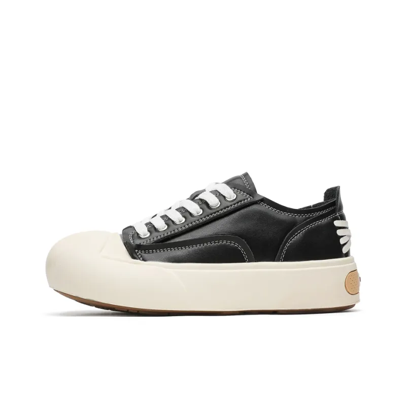 PAVEA Anti Slip Wear Resistant Low Top Skateboard Shoes Unisex-0