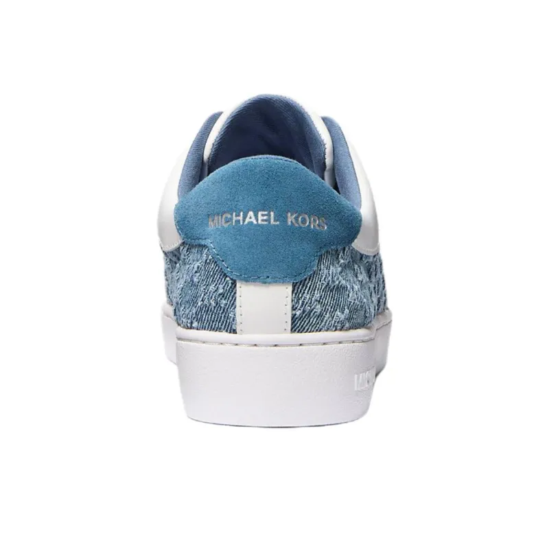 MICHAEL KORS MK Keaton Low Top Skateboard Shoes Women's Blue-4