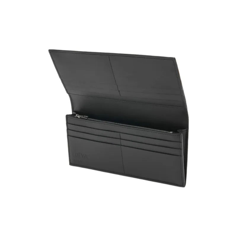 LOEWE Calfskin Wallet Men's Anthracite-3