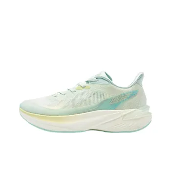 QIAODAN Anti Slip Wear Resistant Low Top Long Distance Running Shoes Women's Green