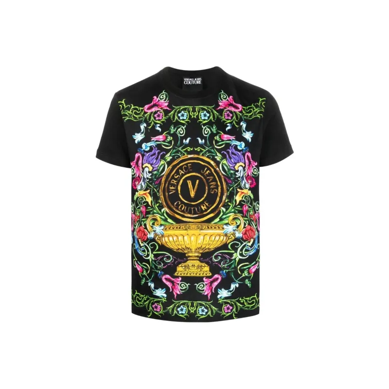 VERSACE JEANS COUTURE T Shirt Men's Black-0