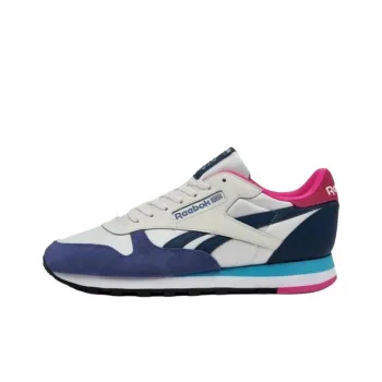 Reebok Classic Leather 'Uniform Blue Laser Pink'