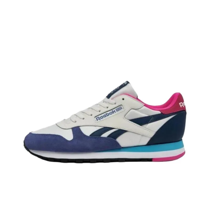 Reebok Classic Leather 'Uniform Blue Laser Pink'-0
