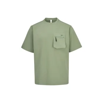 Reebok T Shirts Men Light Army Green