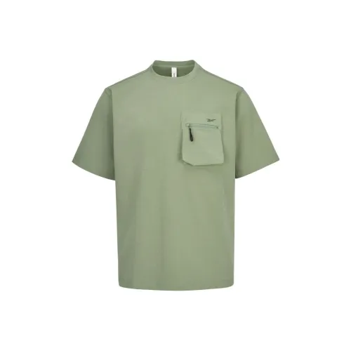 Reebok T-Shirts Men Light Army Green