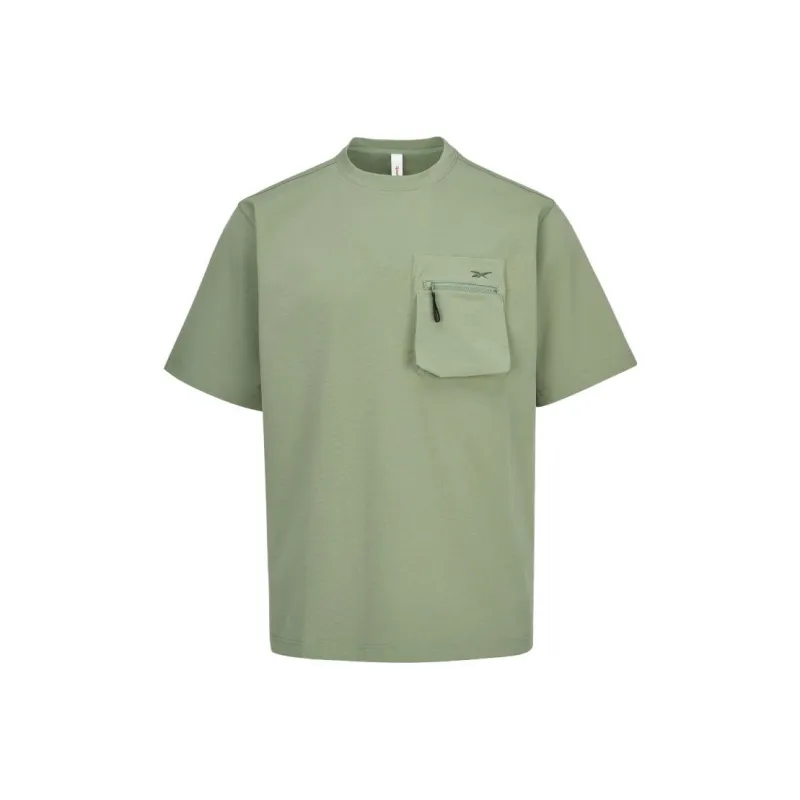 Reebok T Shirts Men Light Army Green-0