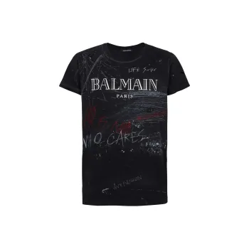 BALMAIN SS22 T Shirt Men's Black