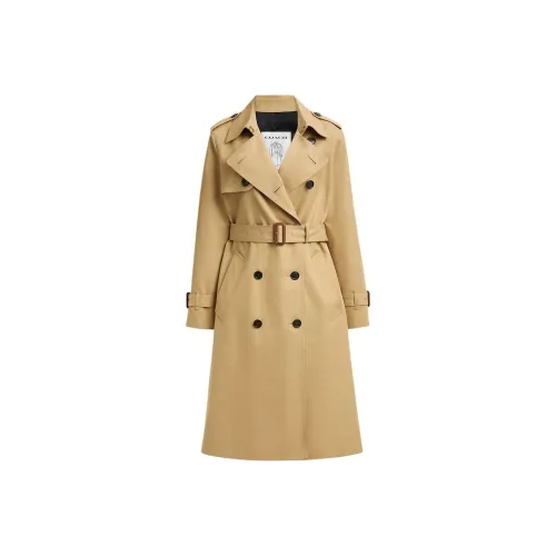 COACH Trench Coat Women's Khaki