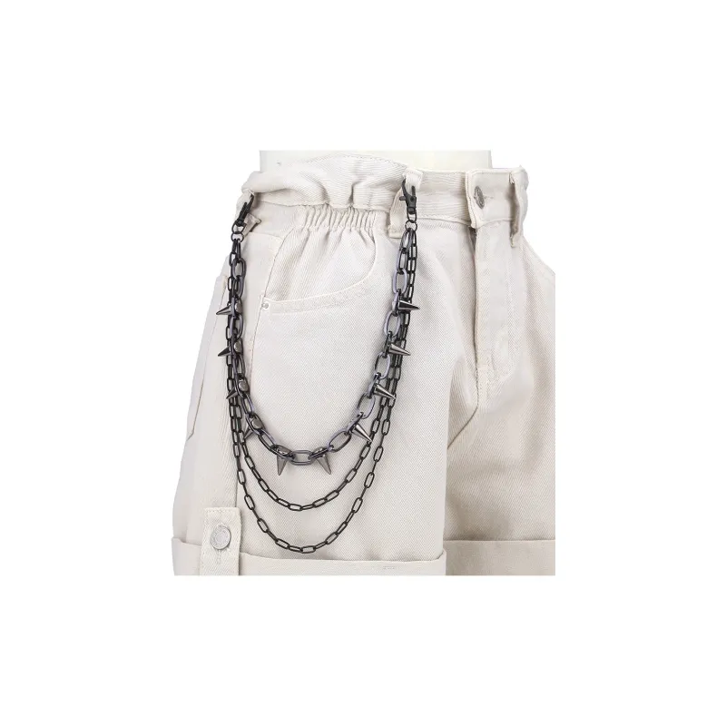 CENTURY&KINDLE Metal Pants Chains Unisex-4
