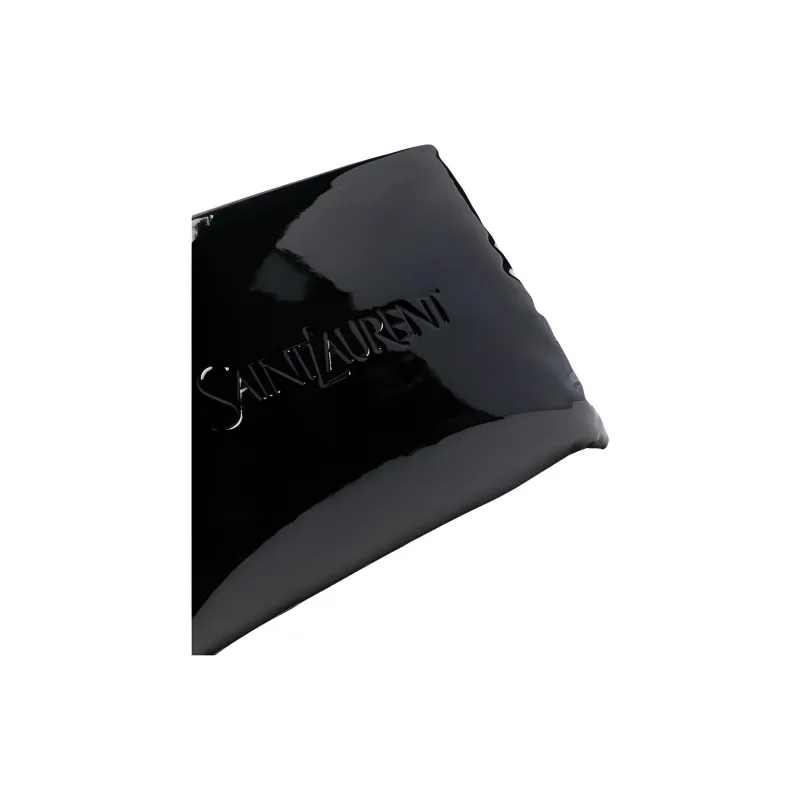 SAINT LAURENT PU Polyurethane Clutch Men's Black-5