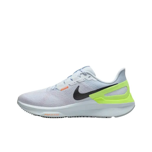Nike Zoom Structure 25 Low Top Running Shoes Women's Light Blue Green