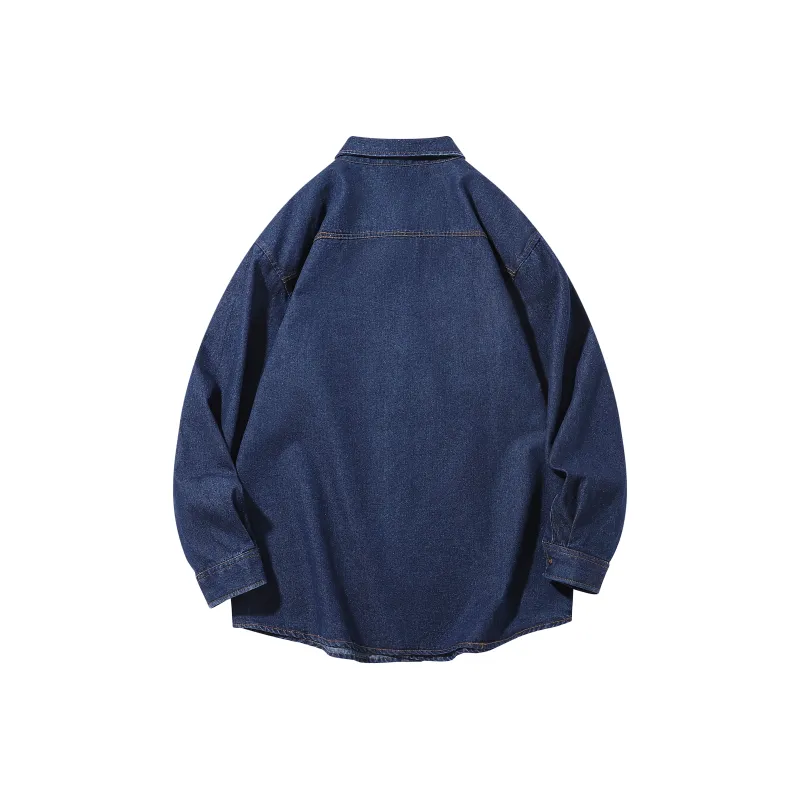 PAINT STAIN Minimalist Style Comfortable And Breathable Everyday Long Sleeved Shirt Unisex-1