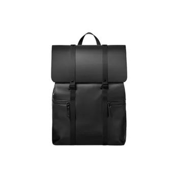 Gaston Luga Eco Friendly Material Backpack Laptop Bag Large Size Unisex Elegant Black
