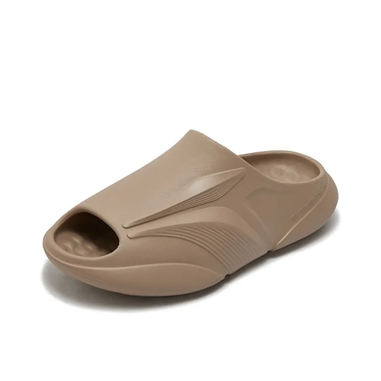361° Speeding Slip Resistant Abrasion Resistant Slide Slippers Unisex Classic Umber Gray-1