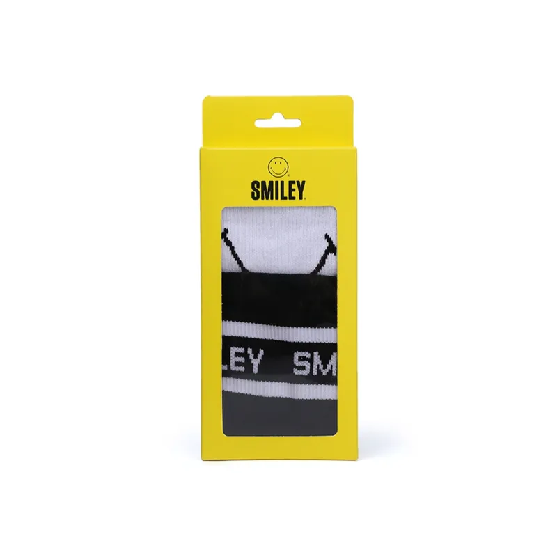 SMILEY Mid Calf Socks Unisex Combo Set-1