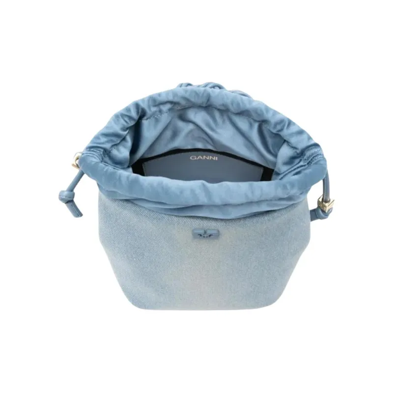 GANNI Denim Tote Bag-2