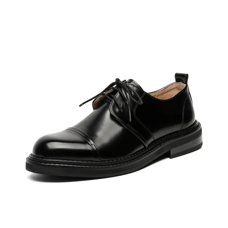 V05 Dress Shoes Men Low Top Black-0