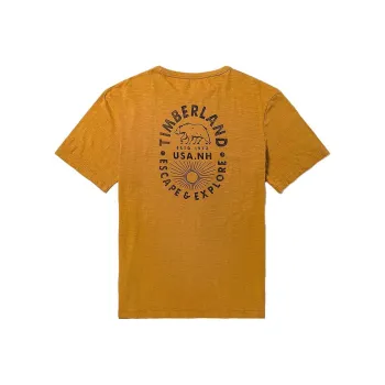 Timberland Set in Sleeve T Shirt Men's Wheat