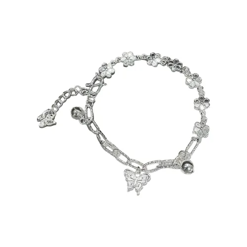 U state 999 Fine Silver Pure Silver Bracelets Women's
