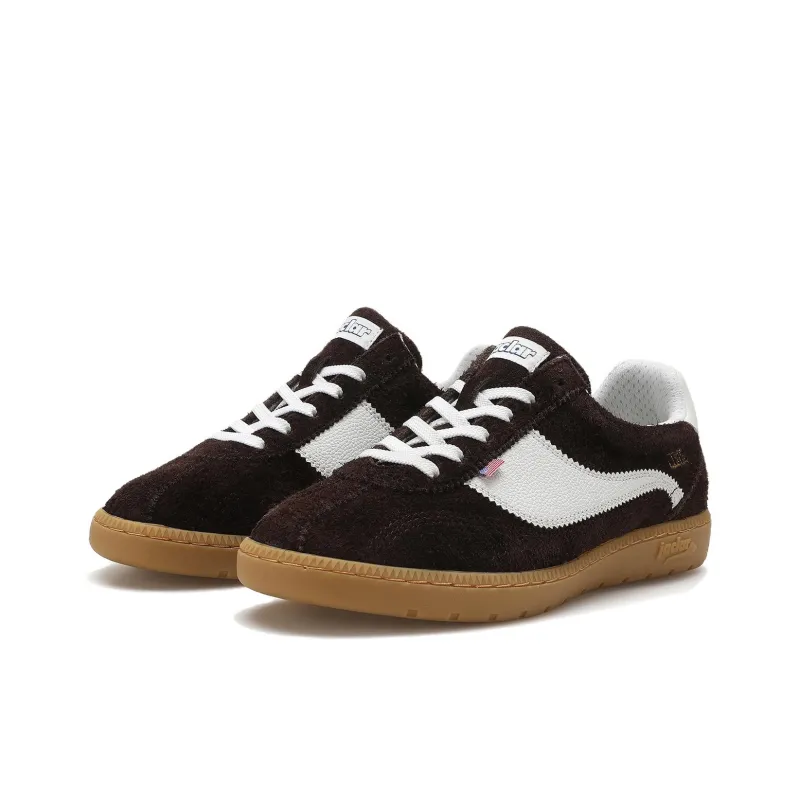 JACLAR CHAMP 1975 SPLIT Low Top Skateboard Shoes Unisex Brown White-2
