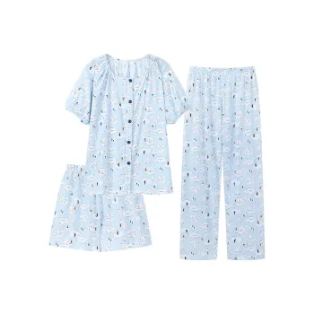 WANANNI Pajama Set Women's Sky Blue