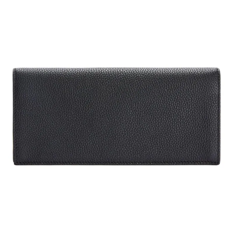 LOEWE Cow Leather Wallet Unisex Black-0