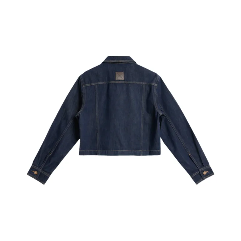 ZXZA Denim Jacket Women's Denim Blue-1