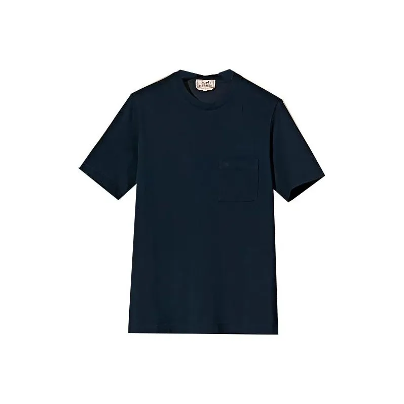 HERMES T Shirts Men Dark Blue-0
