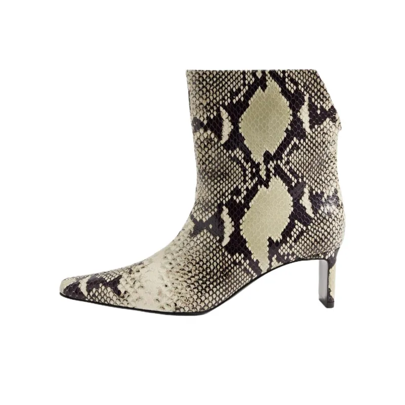 KHAITE Ona Ankle Boots 5.5cm Women's Brown-0