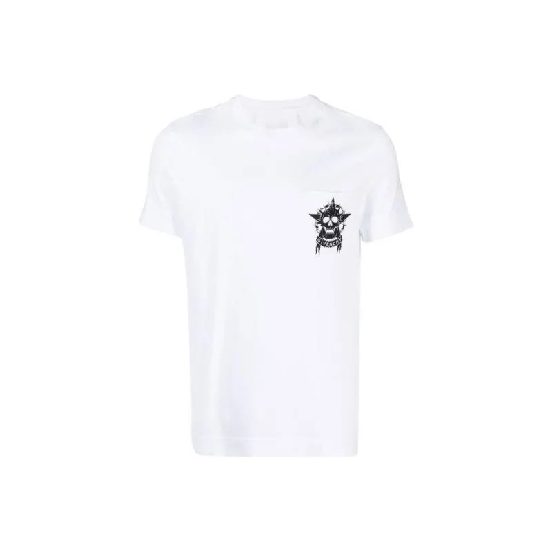 Givenchy T-Shirts Men White-0