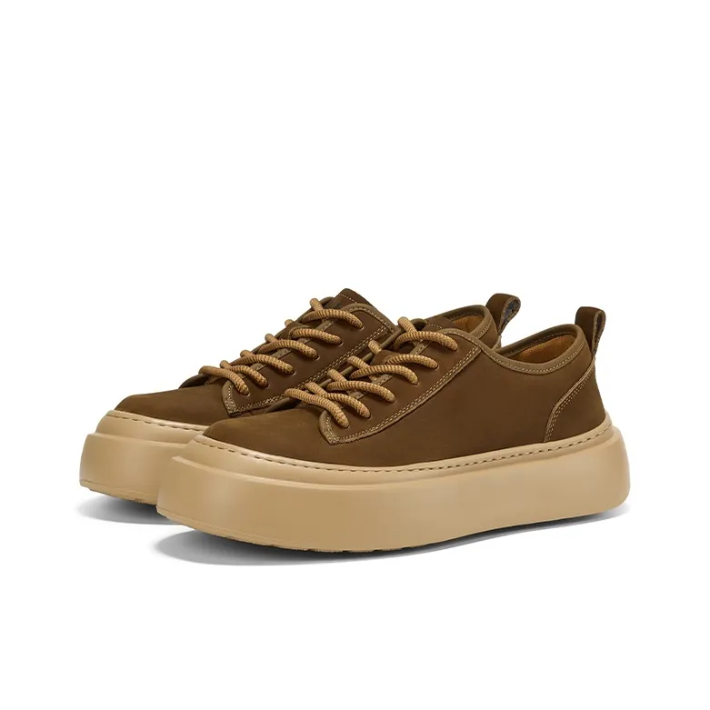 HALEBOSS Slip Resistant Cushioning Low Top Casual Skateboard Shoes Men's-0