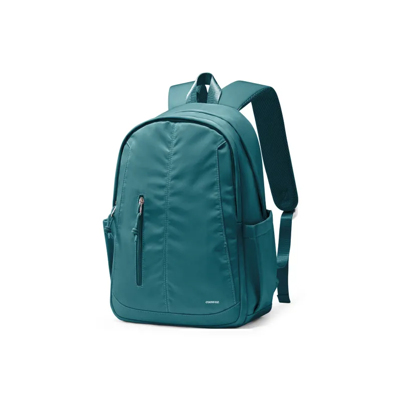 COOWOZ Nylon Backpack Regular Unisex Ecru/Red/Pink Purple/Black/Peacock Blue-30