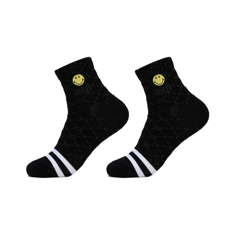 SMILEY Mid Calf Socks Unisex Combo Set-6