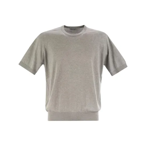 JOHN SMEDLEY SS25 Knitwear Men's Gray