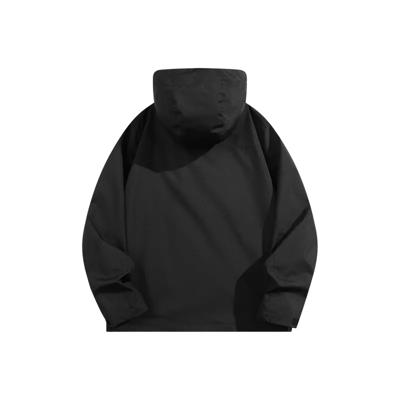 361° Trench Coat Unisex Super Black-1
