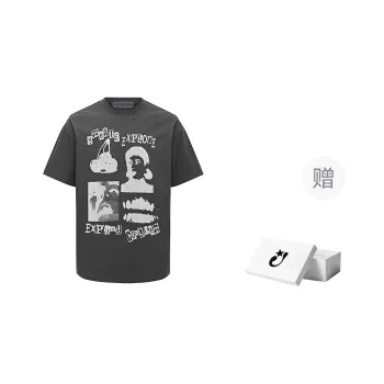 Createexploreexpandconquer Dadaism Rock Collage T-shirt