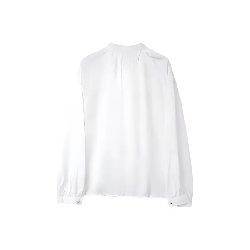 The Plums Are Cooked 2025 Spring Shirt Women's White-1