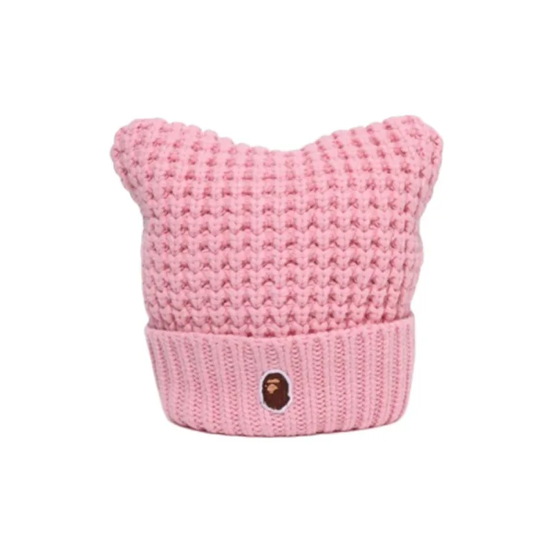 Bape Women's Cat Ear Knit Cap-1