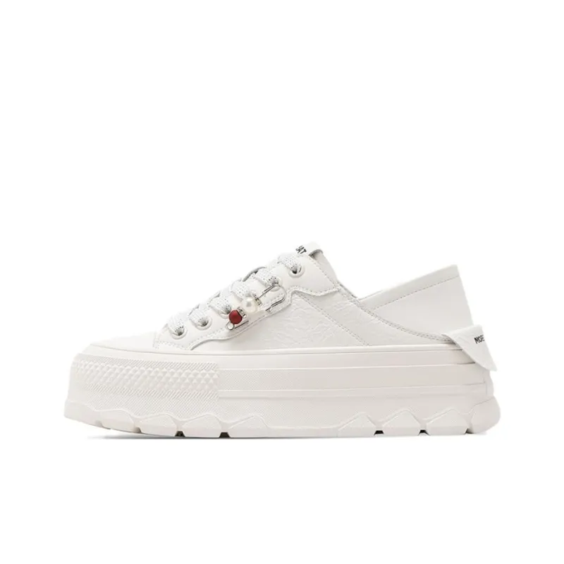 ST&SAT Cushioned Wear Resistant Breathable Low Top Skateboard Shoes Women's-5