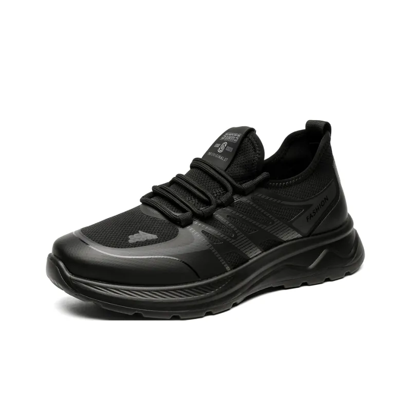 Chi Wolf Casual Shoes Unisex Black-1