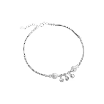 MOLADY S925 Silver Anklets Women's