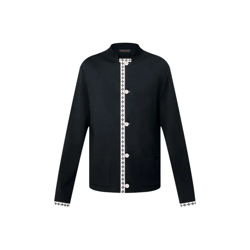 LOUIS VUITTON Preppy Knitted Wool Blazer-0