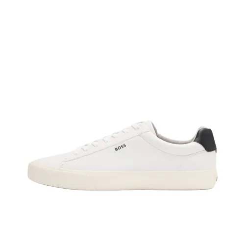 HUGO BOSS Low Top Skateboard Shoes Men's White