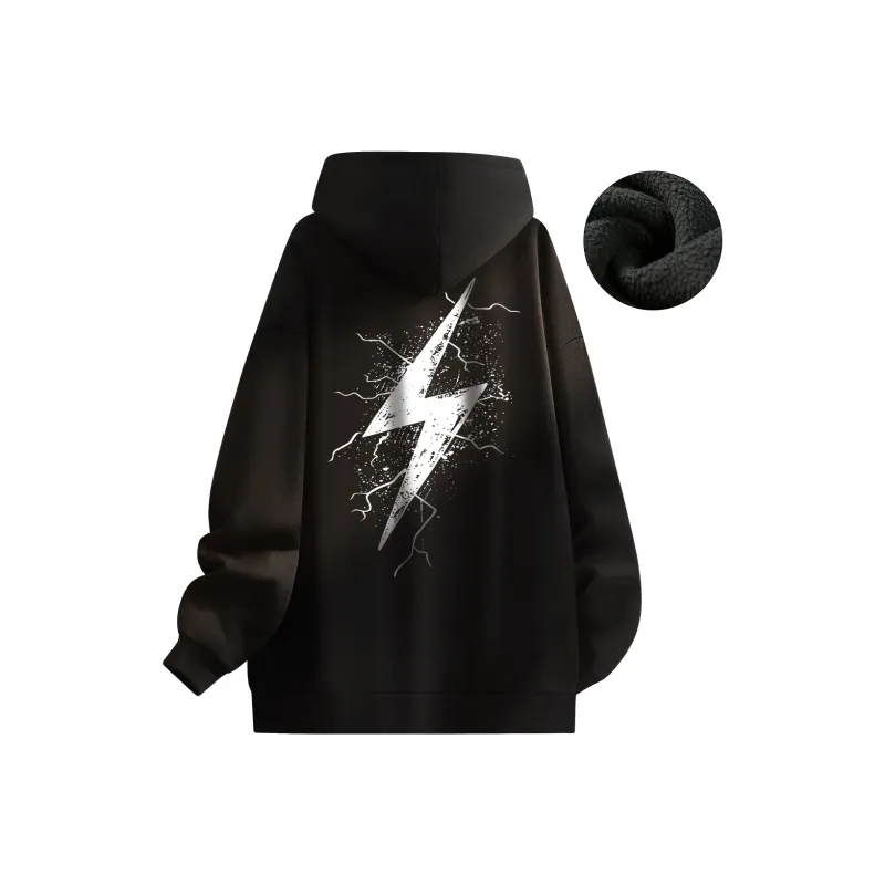 Kepu Sweatshirt Unisex Black White-73