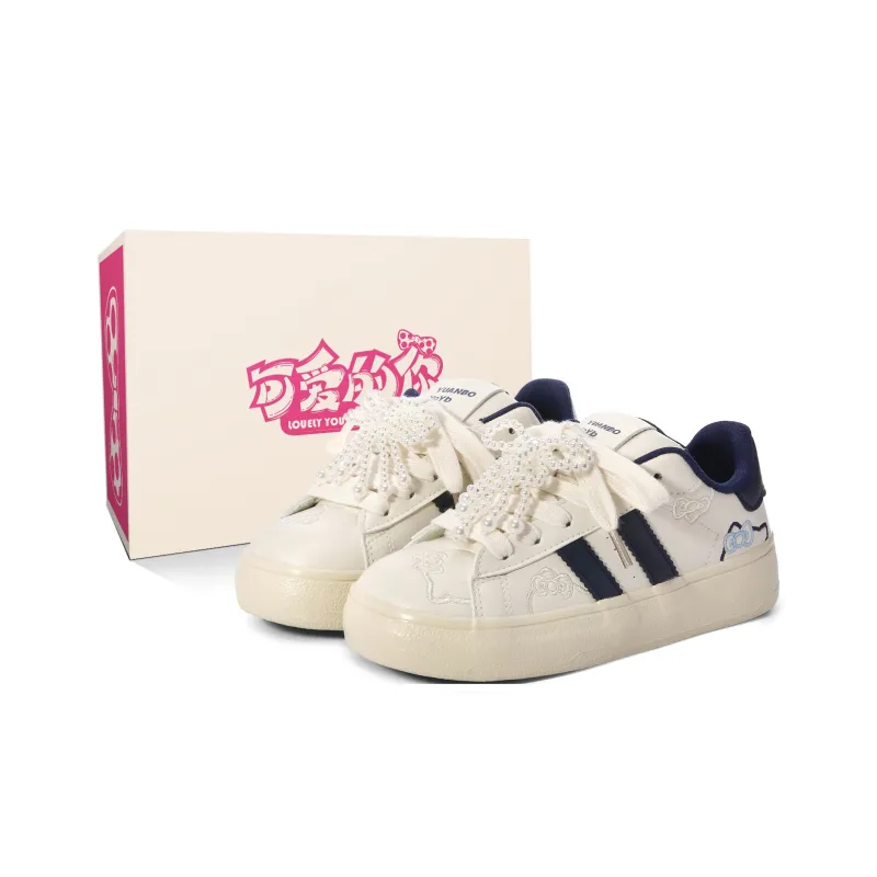 Lovely You Lightweight Wear Resistant And Slip Resistant Low Top Skateboard Shoes Women's-5