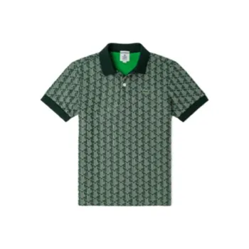 LACOSTE T Shirts Men Dark Green