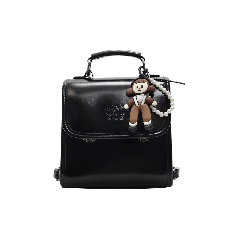 Meow In The Grass PU Backpack Women's Multicolor-6