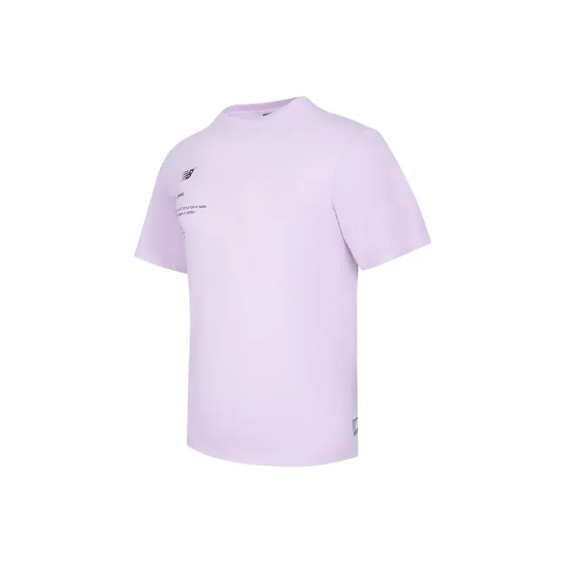 New Balance T Shirt Unisex Violet-0