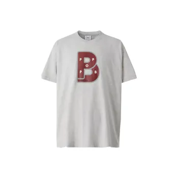 Burberry Letter Graphic Cotton T shirt