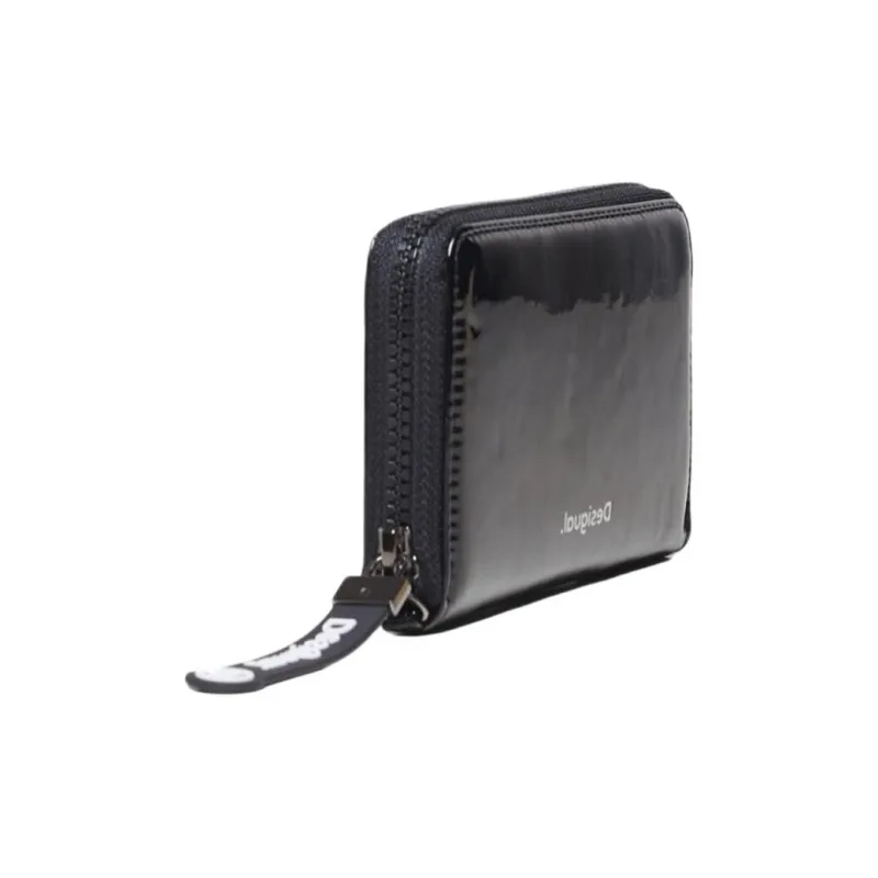 Desigual PU Polyurethane Wallet Women's Black-1